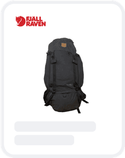 Käytetty Fjällräven Kajka 75l rinkka