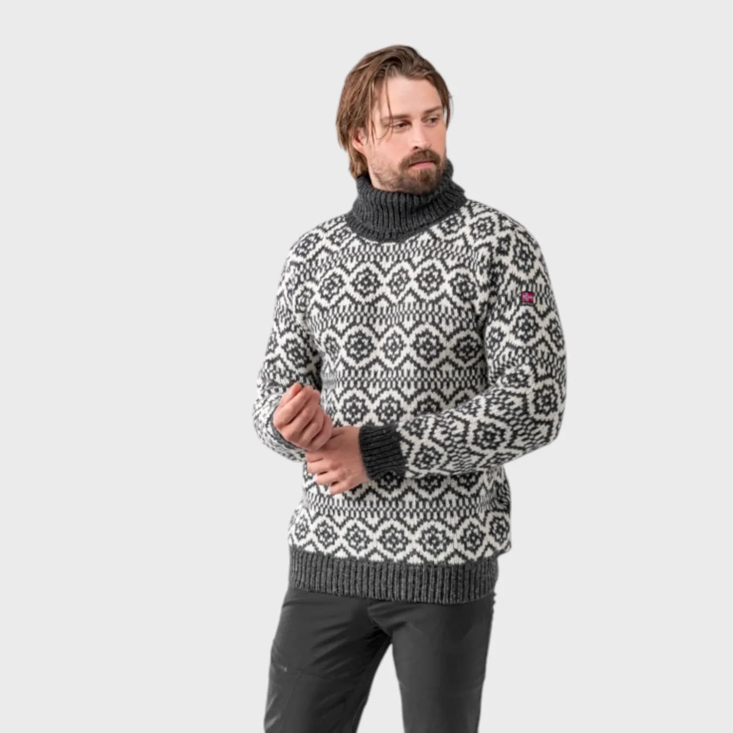 Hoddevik Wool High Neck villapaita